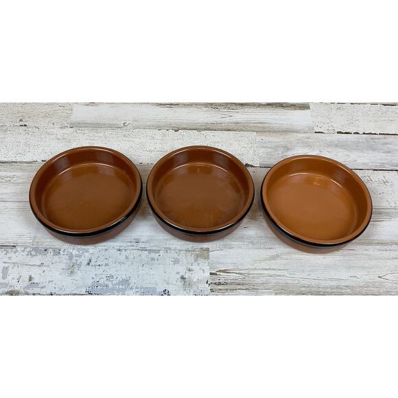 Arbresa Multiuse Clay Dish Set (3), Terra Cotta Spanish Pottery, Stackable - Picture 2 of 7